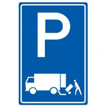 Verkeersbord E07, gelegenheid voor het onmiddellijk laden en lossen van goederen