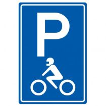 Verkeersbord E08m, Parkeergelegenheid alleen bestemd voor motoren