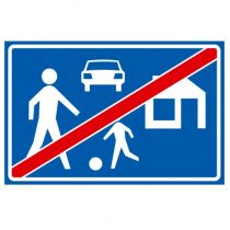 Verkeersbord G06, Einde woonerf