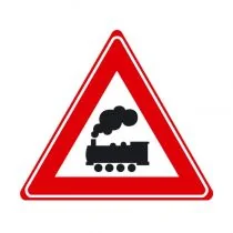 Verkeersbord J11 - Waarschuwing overweg zonder slagbomen