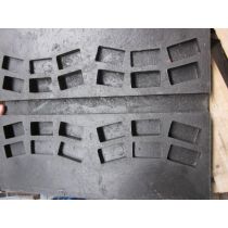 Verkeersdrempel 7,5 cm hoog tussenstuk zwart