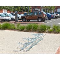 Verzinkt fietsenrek 10 fietsen, face to face