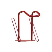 Vrijstaande fietsbeugel voor 2 fietsen met anti diefstal beugel op voetplaat