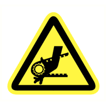 Waarschuwing Draaiende delen