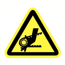 Waarschuwing Draaiende delen