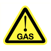 Waarschuwing Gas