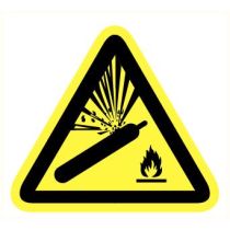 Waarschuwing Gasfles