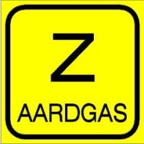 Zinkerbord Aardgas