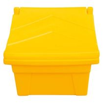 Zoutbak 300 liter, kleur geel