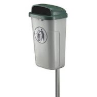 Vuurbestendige buitenafvalbak 50 liter