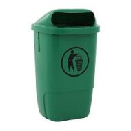 Kunststof buitenafvalbak 50 liter