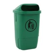 Kunststof buitenafvalbak 50 liter