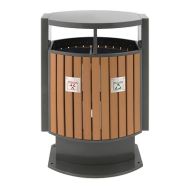 Buitenafvalbak afvalscheiding 2 x 39 liter