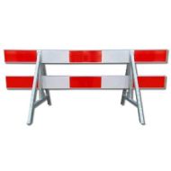 Afzethek aluminium 150 cm enkelzijdig