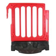 Afzethek kunststof HDPE 100 x 125 cm, kleur rood