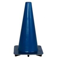 Afzetkegel 50 cm blauw soepel pvc