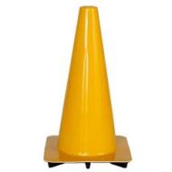 Afzetkegel 50 cm geel soepel pvc