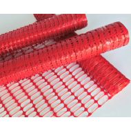 Afzetnet HDPE Medium 50 x 1 meter, 150 gram/m2, kleur rood