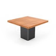 Buitentafel model Stilo, vierkant 120 cm