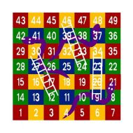 DecoMark Adder & Ladder met getallen 1 t/m 49