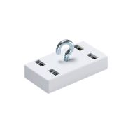 Magnetische wandclip voor bevestigen afzetlint
