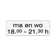 Onderbord OB209b