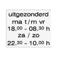 Onderbord OB263