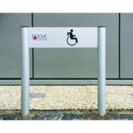 Parkeerbord de luxe met 2 staanders