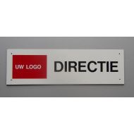 Parkeerbord Logo + Directie