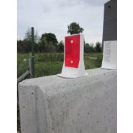 Reflector tweezijdig voor op barrier