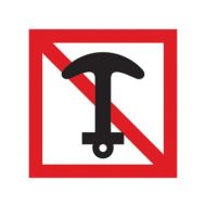 Scheepvaartbord A.6 / Verboden te ankeren en ankers, kabels en kettingen te laten slepen
