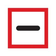 Scheepvaartbord B.5 / Verplichting voor het bord stil te houden