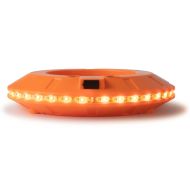 Set van 6 synchroniseerbare LED kegel lights 360° oranje in draagtas met oplader en synchroniseerbaar