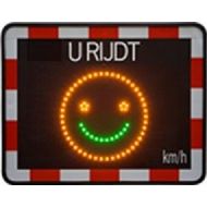 Snelheidsdisplay smiley