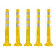 T-FLEX flexibele kunststof afzetpaal hoogte 75 cm kleur geel (RAL1023) – productaanzicht