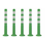 T-FLEX flexibele kunststof afzetpaal hoogte 75 cm kleur groen (RAL 6024) – productaanzicht