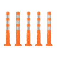T-FLEX flexibele kunststof afzetpaal hoogte 75 cm kleur oranje (RAL 2009) – productaanzicht
