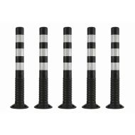 T-FLEX flexibele kunststof afzetpaal hoogte 75 cm kleur zwart (RAL9005) – productaanzicht