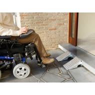 Trottoir oprijdrempel gegalvaniseerd staal, afmeting 31 x 25 x 6 cm (prijs per 2 stuks)