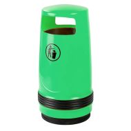 UV-bestendige afvalbak Merlin 90 liter, kleur heldergroen