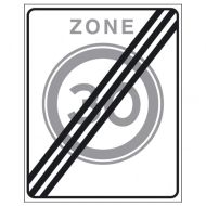 Verkeersbord A02(30)ze