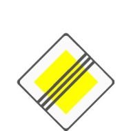 Verkeersbord B02, Einde voorrangsweg
