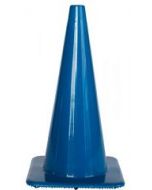 Afzetkegel 75 cm blauw soepel pvc