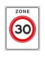 Verkeersbord A01(30)zb
