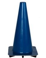 Afzetkegel 50 cm blauw soepel pvc